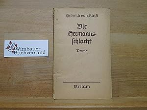 Bild des Verkufers fr Die Hermannsschlacht : ein Drama in fnf Aufzgen Reclams Universal-Bibliothek ; Nr. 348 zum Verkauf von Antiquariat im Kaiserviertel | Wimbauer Buchversand