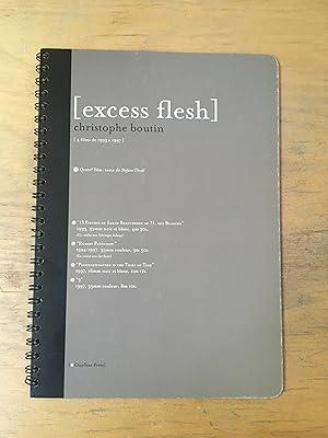 Seller image for [excess flesh] Christophe Boutin for sale by Books by Artists