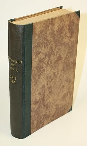 Seller image for Zeitschrift des Deutschen und Oesterreichischen Alpenvereins. Jahrgang 1893 - Band XXIV. for sale by Antiquariat Gallus / Dr. P. Adelsberger