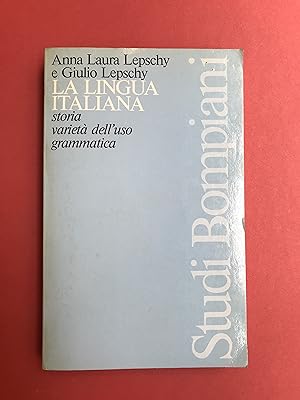 Seller image for La lingua italiana. Storia, variet dell'uso,grammatica for sale by LIBRERIA XODO