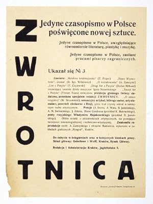 Advertisement leaflet for Zwrotnica nr 3