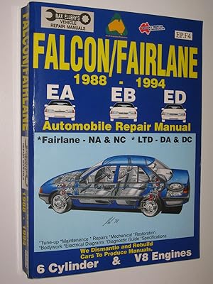 Seller image for Falcon/Fairlane 1988-1994 EA, EB, ED Automobile Repair Manual for sale by Manyhills Books