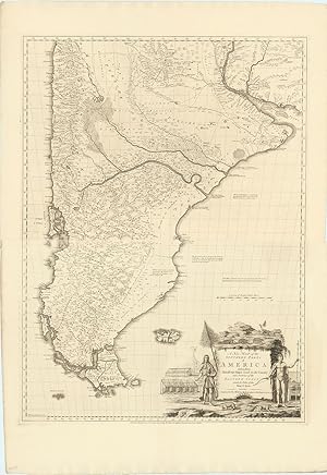 A New Map of the Southern parts of America taken from Manuscript Maps made in the Country and a S...