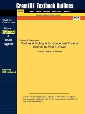 Bild des Verkäufers für Outlines & Highlights for Conceptual Physical Science by Paul G. Hewitt Paperback zum Verkauf von booksXpress