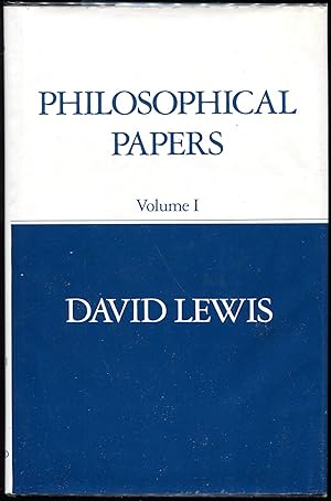 Philosophical Papers: Volume I.