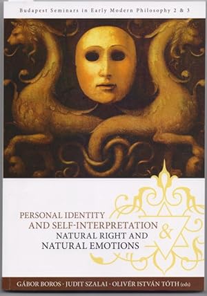 Bild des Verkufers fr Personal Identity and Self-Interpretation & Natural Right and Natural Emotions. zum Verkauf von Antiquariat Dwal