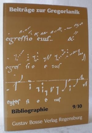 Bibliographie Gregorianischer Choral. Zusammengestellt von Thomas Kohlhase und Günther Michael Pa...