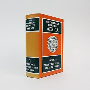 Bild des Verkufers fr THE CAMBRIDGE HISTORY OF AFRICA. VOLUME 1: From the Earliest Times to c. 500 B.C. zum Verkauf von LUCIUS BOOKS (ABA, ILAB, PBFA)