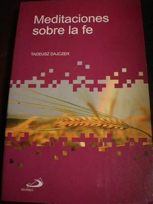 Seller image for Meditaciones sobre la fe for sale by Librera Antonio Azorn