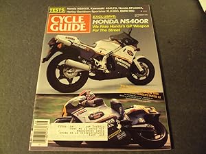 Seller image for Cycle Guide Sep 1985 Harley-Davidson Sportster XLH 883, Honda NS400R for sale by Joseph M Zunno