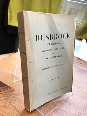 Bild des Verkufers fr (Oeuvres choisis) traduit par Ernest Hello. Nouvelle edition, precedee d'un avant-propos de Georges Goyau. zum Verkauf von Antiquariat Thomas Nonnenmacher