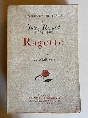 Seller image for Ragotte suivi de la Maitresse for sale by Librairie Axel Benadi