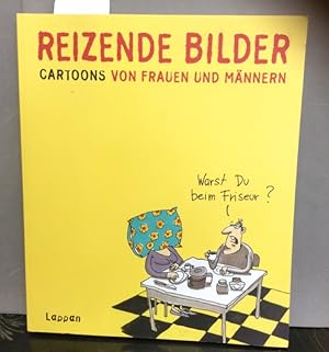 Reizende Bilder. Cartoons von Frauen und Männern.