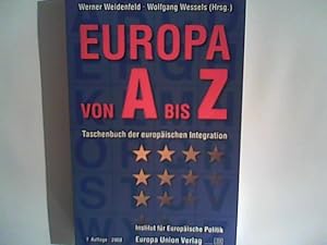 Seller image for Europa von A- Z. Taschenbuch der europischen Integration for sale by ANTIQUARIAT FRDEBUCH Inh.Michael Simon