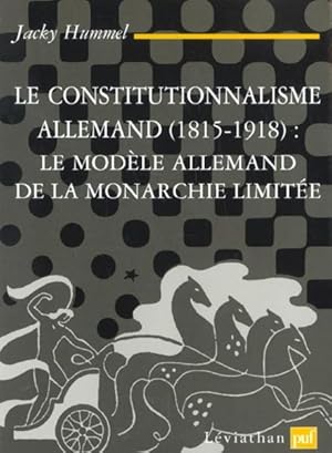 Le constitutionalisme allemand, 1815-1918