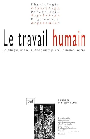 REVUE LE TRAVAIL HUMAIN N.82 (édition 2019)
