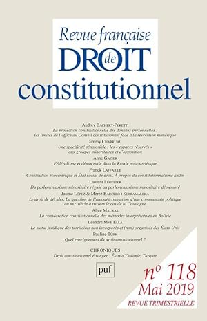 Revue française de droit constitutionnel