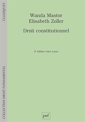 droit constitutionnel (3e édition)