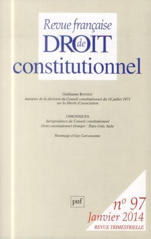 Revue française de droit constitutionnel n.97