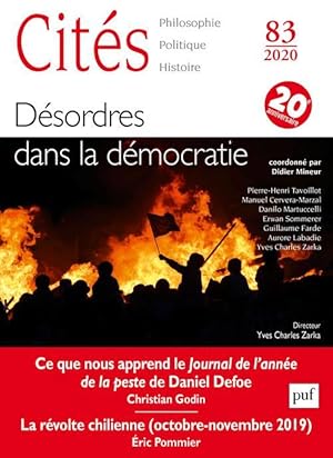 REVUE CITES N.83 ; désordres dans la démocratie