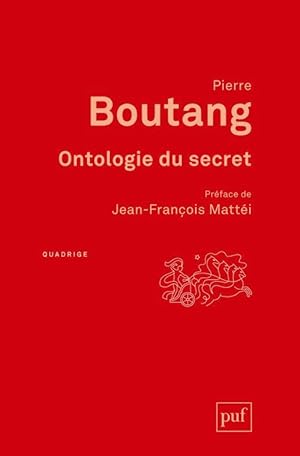 Seller image for ontologie du secret (3e dition) for sale by Chapitre.com : livres et presse ancienne