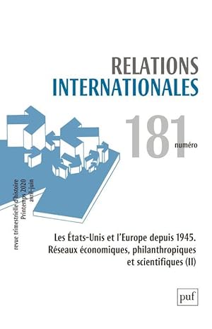 RELATIONS INTERNATIONALES N.181 (édition 2020)