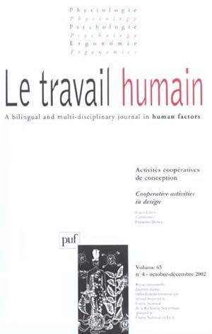 REVUE LE TRAVAIL HUMAIN N.65/4