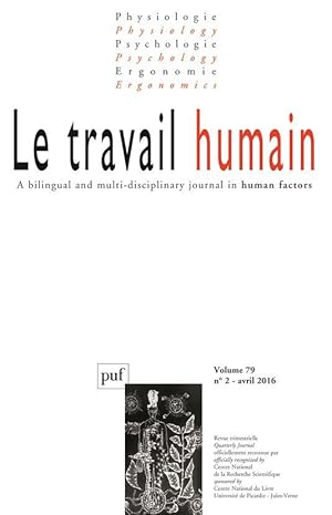 REVUE LE TRAVAIL HUMAIN N.79/2 (édition 2016)