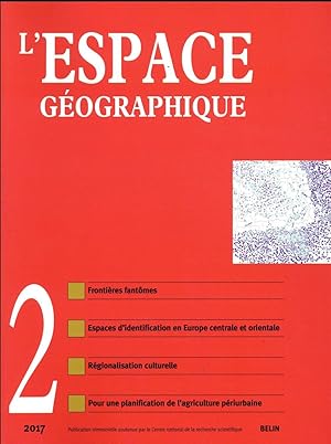 L'ESPACE GEOGRAPHIQUE N.2017/2