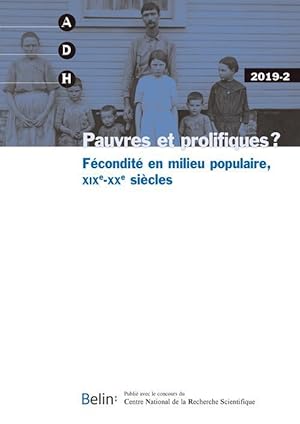 pauvres et prolifiques ? fecondité en milieu populaire, XIX-XX siècles