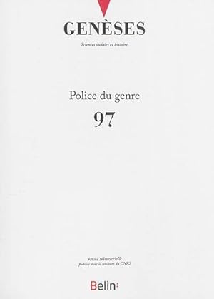 REVUE GENESES N.97 ; police du genre ; décembre 2014