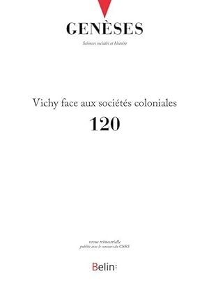 REVUE GENESES N.3 ; le Régime de Vichy face aux sociétés coloniales (édition 2020)