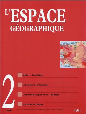 L'ESPACE GEOGRAPHIQUE N.2016/2