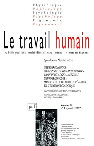 REVUE LE TRAVAIL HUMAIN N.80 (édition 2017)