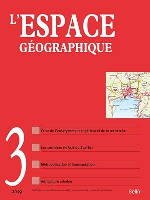 L'ESPACE GEOGRAPHIQUE N.3 (édition 2019)