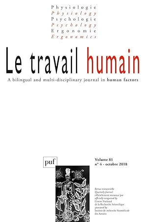 REVUE LE TRAVAIL HUMAIN N.81-4 (édition 2018)