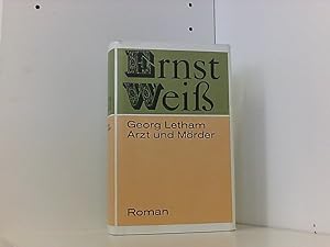 Imagen del vendedor de Ernst Wei: Georg Letham - Arzt und Mrder a la venta por Book Broker