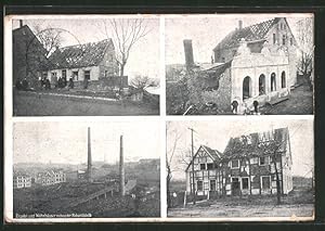 Ansichtskarte Witten-Anne, Explosion der Roburit-Fabrik