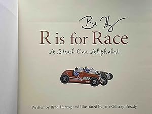 R IS FOR RACE: A Stock Car Alphabet. (Book plus poster.)