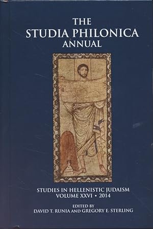 Bild des Verkufers fr The Studia Philonica Annual 2014. Studies in Hellenistic Judaism, Volume XXVI. zum Verkauf von Fundus-Online GbR Borkert Schwarz Zerfa