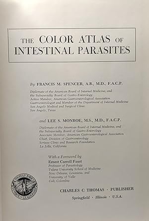 The color atlas of intestinal parasites - 232 photomicrographs in full color