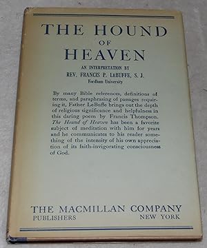 Bild des Verkufers fr The Hound of Heaven: An Interpretation zum Verkauf von Pheonix Books and Collectibles