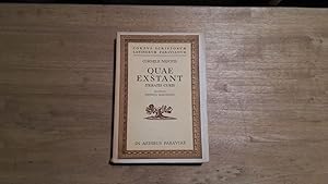 Seller image for Quae Exstant for sale by Libreria Utopia Pratica