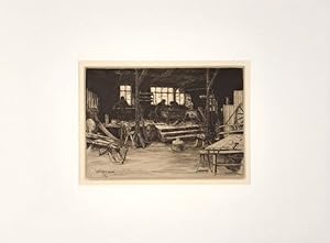 Chez le Planeur - (Etching / Radierung, 1907)