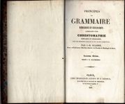 Bild des Verkufers fr Principes de grammaire hbraique et chaldaique, accompagns d'une chrestomathie hbraique et chaldaique zum Verkauf von La Bouquinerie