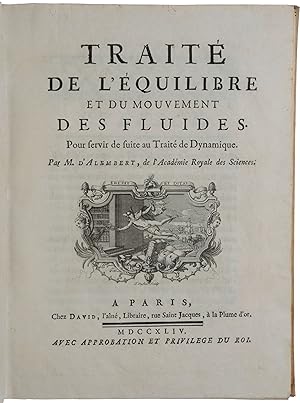 Traité de l'equilibre et du mouvement des fluides, pour servir de suite au Traité de dynamique