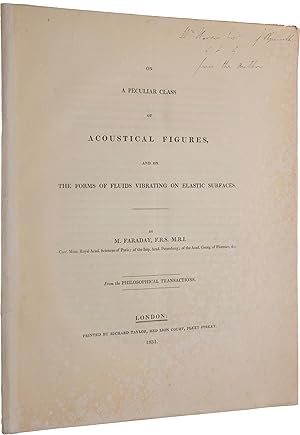 On a peculiar class of acoustical figures and on the forms of fluids vibrating on elastic surface...