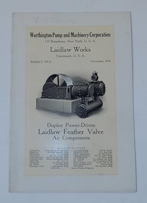 Laidlaw Works Cincinnati, U.S.A. Bulletin No. L 530-A November 1916 : Duplex Power-Driven Laidlaw...