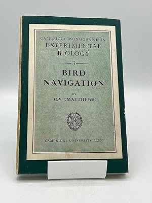 Seller image for Bird Navigation for sale by Fieldfare Bird and Natural History Books