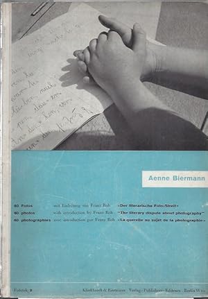 Bild des Verkufers fr Laszlo Moholy-Nagy 60 Fotos - Fototek 1 & Aenne Biermann 60 photos - Fototek 2 - Herausgegeben von Franz Roh / L. Moholy-Nagy 60 photos - Fototek 1 & Aenne Biermann 60 photos - Fototek 2 - Edited by Franz Roh - 2 volumes - all published zum Verkauf von ART...on paper - 20th Century Art Books
